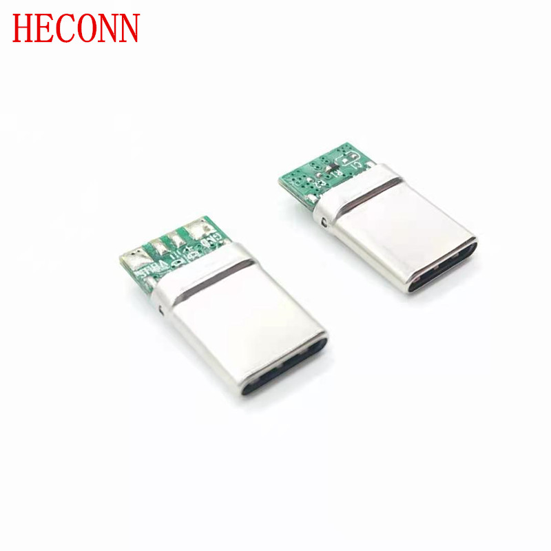USB TYPE CM夾板0.8拉伸款 黑LCP外殼不銹鍍鎳端子鍍金2u
